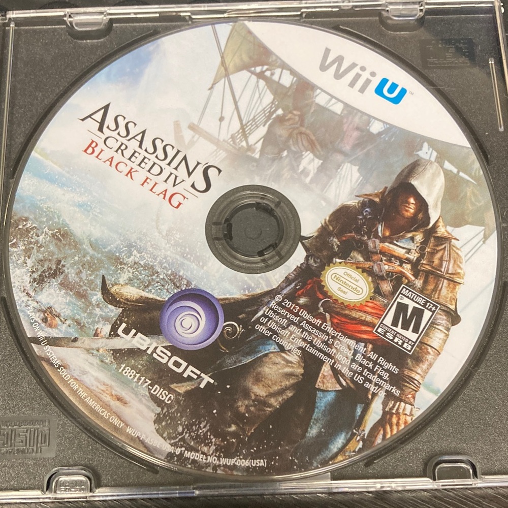 Nintendo Wii U Assassin's Creed IV: Black Flag Disc